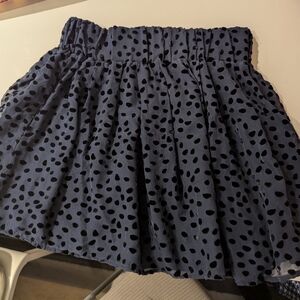Club Monaco polka dot mini skirt